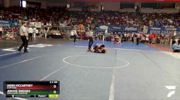 D 3 165 lbs Quarterfinal - Jerome Bridges, John Curtis Christian vs Aiden McCartney, Glen Oaks