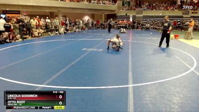 102 lbs Cons. Semi - Lincoln Goodrich, K-M vs Otto Root, WEM/JWP