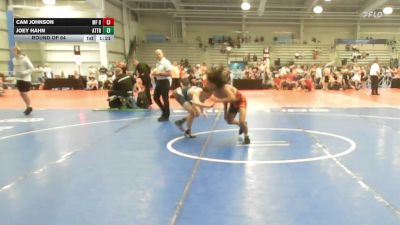 106 lbs Round Of 64 - Cam Johnson, MF Dynasty Black - HSB vs Joey Hahn, Attrition Wrestling Gold - HSB