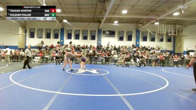 185 lbs Semifinal - Teagan Norton, Wakefield vs Kaleigh Fuller, Montachusett
