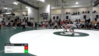 285 lbs Quarterfinal - Harrison Ottino, Plymouth South vs Charlie Smith, Saint John's Prep