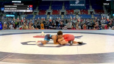 100 lbs Cons. Rd Of 32 - Cooper Clarke, IL vs Jacob Gambito, WA