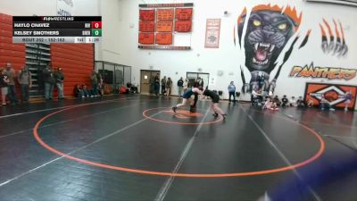 152-163 lbs Round 2 - Haylo Chavez, Riverton Middle School vs Kelsey Smothers, Sheridan Junior High School