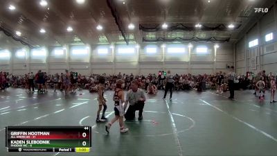 44 lbs Round 5 (8 Team) - Griffin Hootman, All American vs Kaden Slebodnik, Phoenix WC