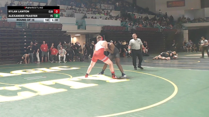 215 lbs Round Of 16 - Rylan Lawton, Clinton vs Alexander Feaster ...