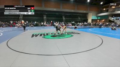 115 lbs Cons. Round 4 - Anahi Zamorano, Basha vs Kylie Martin, Baker / Powder Valley