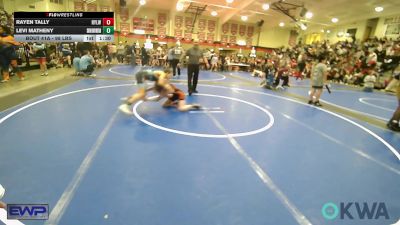 98 lbs Rr Rnd 3 - Rayen Tally, Roland Youth League Wrestling vs Levi Matheny, Skiatook Youth Wrestling