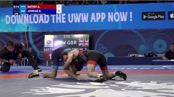 61 kg Qualif. - Adlan Saitiev, Uww vs Danoush Jowkar, Great Britain