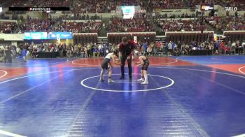 66 lbs Cons. Round 1 - Heston Schardine, Powell Wrestling Club vs Connor Abel, Worland Wrestling Club