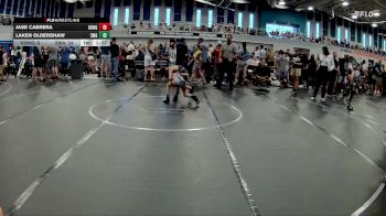 64 lbs Round 2 (4 Team) - Jase Cabrera, KONG ELEM vs Laken Oldershaw, Slate WA