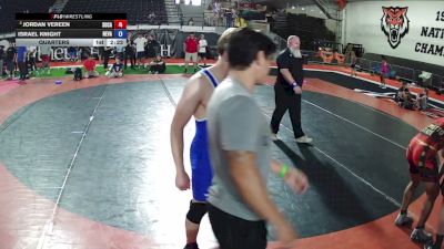 157 lbs Quarters - Jordan Vereen, South Carolina vs Israel Knight, Nevada