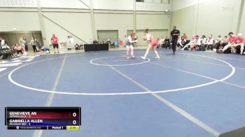 190 lbs Round 1 (8 Team) - Genevieve An, Georgia Blue vs Gabriella Allen, Michigan Red