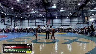 138 lbs Semis & 1st Wb (8 Team) - Carson Fitch, HEAVY HITTING HAMMERS vs Youssef Askari, GROUND UP USA