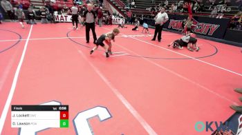 46 lbs Final - Jasper Lockett, Cowboy Wrestling Club vs Drew Lawson, Ponca City Wildcat Wrestling