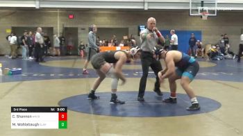 3rd Place - Max Wohlabaugh, Clarion-Unattached vs Colin Shannon, American Unattached