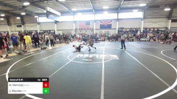 130 lbs Consi Of 8 #1 - Milo Martinez, Manu vs Jacob Maynes, Dominate WC