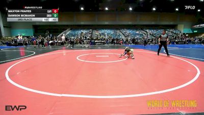46 lbs 3rd Place - Maxton Fraites, Capital City Wrestling Club vs Dawson McMahon, Shootbox