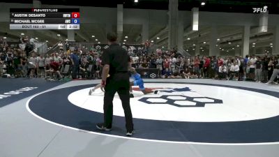 61 lbs Champ. Round 3 - Austin DeSanto, Hawkeye WC/ Titan Mercury Wrestling Club (TMWC) vs Michael McGee, Atreus Wrestling Club