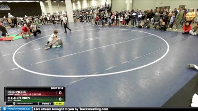 53 lbs Quarterfinal - Reed Meese, Hawks Wrestling Club (Lincoln) vs Elijah Flores, Jflo Trained