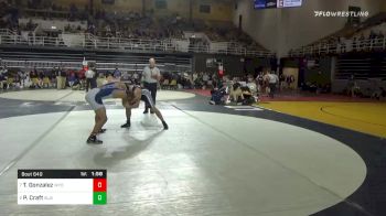 195 lbs Quarterfinal - Trinidad Gonzalez, Wyoming Seminary vs Peyton Craft, Blair Academy