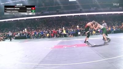 D4-285 lbs Cons. Round 2 - Jameson Beebe, LeRoy Pine River vs Tiger Russell, St Louis