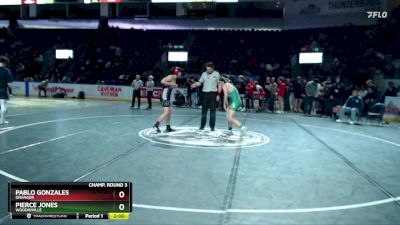 150 lbs Champ. Round 3 - Pablo Gonzales, Granger vs Pierce Jones, Woodinville