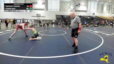138 lbs Cons. Semi - Anthony Perrino, Club Not Listed vs Jordin Eddy, WRCL Wrestling Club