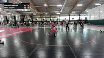 150 lbs Semifinal - Abyan Chowdhury, Palm Academy vs Orgil Odkhuu, Rock Ridge High School