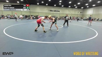 110 lbs 7th Place - Jaxon Fry, Tulsa Elite 12U 2 vs Bentyn Snead, Warrior Up 12U