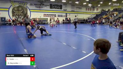 JV-12 lbs Round 1 - Braedyn Reynolds, Benton Community vs Cinnik Yoder, Don Bosco