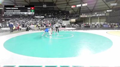 Girls 4A 105 lbs Quarterfinal - Kiera Quinata, Bonney Lake (Girls) vs Addison Werner, Stadium (Girls)