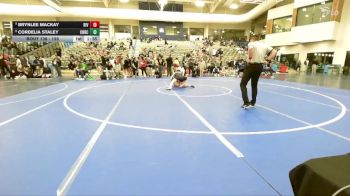 135 lbs Champ. Round 2 - Cordelia Staley, Corner Canyon vs Brynlee Mackay, Riverton
