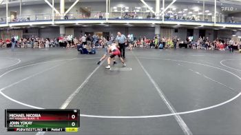 80 lbs Round 4 (8 Team) - Michael Nicosia, Mat Assassins Black vs John Yokay, MD Maniacs