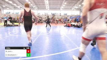 170 lbs Semifinal - Braidon Woodward, NY vs Matthew Jens, IL
