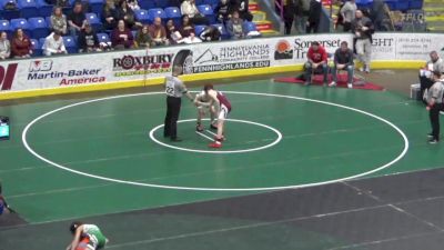 117 lbs Round Of 64 - Gavin Jacobson, Punxsutawney vs Luke Brownback, Wilson West Lawn