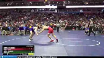 3 lbs Quarterfinal - Sam Zindel, Johnston vs Seth Madden, North Scott