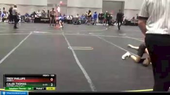 125 lbs Champ. Round 2 - Troy Phillips, Averett vs Caleb Thomas, Campbellsville (Ky.)