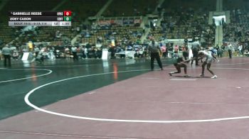 6-7A 114 Champ. Round 1 - Gabrielle Reese, Opelika Hs vs Zoey Cason, Central