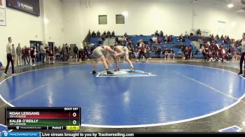 165 lbs Semifinal - Noah Leisgang, UW Lacrosse vs Kaleb O`Reilly, UW Lacrosse