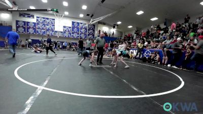 76-80 lbs Consi Of 4 - Tillman Smith, Redskins Wrestling Club vs Hanna Lollis, Cowboy Wrestling Club