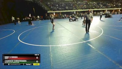 107 lbs Round 3 - Drey O`Brien, Iowa vs Cadence Christensen, Moyer Elite Wrestling