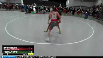 126 lbs Cons. Round 4 - Gabriel Aguirre, Cowboy Wrestling Club vs Cannon Klukvin, Kansas City Training Center