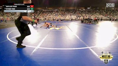 B4A-106 lbs Champ. Round 1 - Baylor Pugh, Cache vs Ryker Vier, Cushing