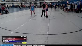 124 lbs Champ. Round 2 - Brianna Derouin, Wisconsin Stevens Point vs Ashton Hofeling, Southeast CC