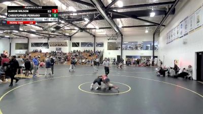 133 lbs Cons. Round 3 - Christopher Ferraro, Thomas More vs Aaron Wilson, Rochester