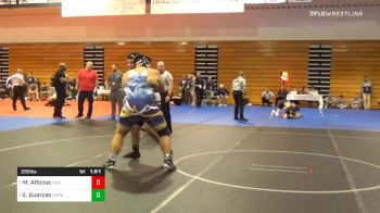 285 lbs Semifinal - Michael Alfonso, Garfield vs Edison Guarcas, Hope