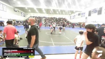 175 lbs Champ. Round 2 - William Schindele, Reign Wrestling Club vs Taylor Powers, Xavier Prep HS