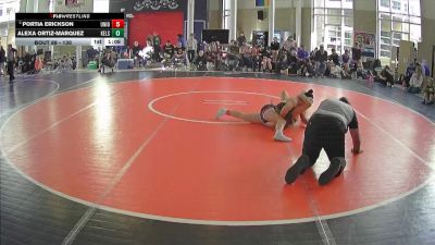 130 lbs Champ. Round 1 - Portia Erickson, Union vs Alexa Ortiz-Marquez, Kelso