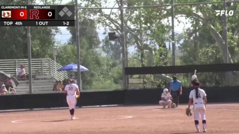 Replay: CMS vs Redlands | Apr 12 @ 3 PM