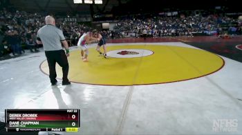 4A 190 lbs Cons. Round 1 - Dane Chapman, Glacier Peak vs Derek Drobek, West Valley (Yakima)